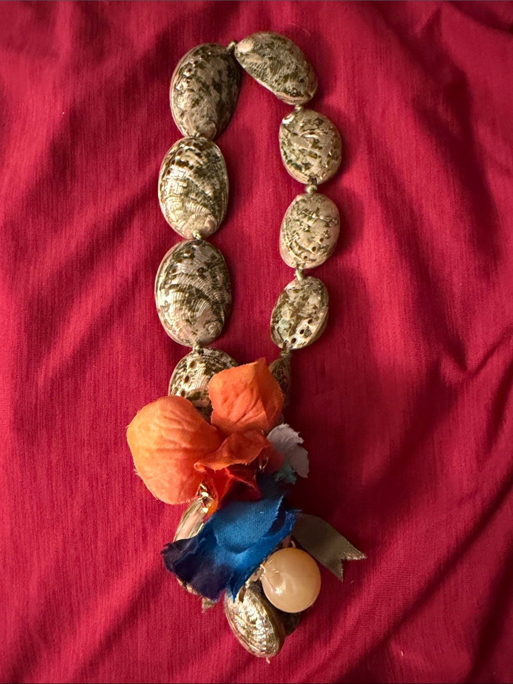 She'll ornament with Orange & Blue Accents